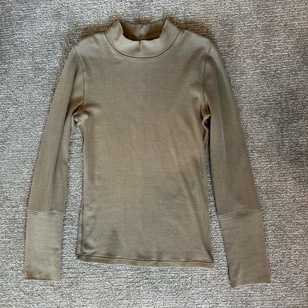 Free People Intimately mock neck long sleeve
